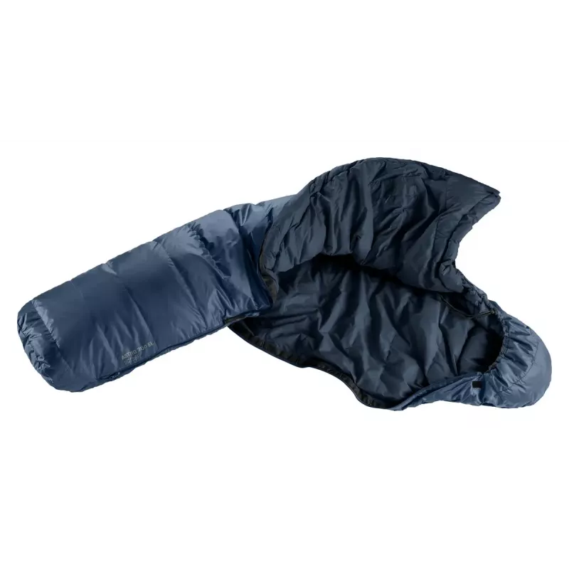 Miegmaišis mumija DEUTER Astro 300 EL +2°C – iki 200 cm ūgio, Ripstop mėlyna