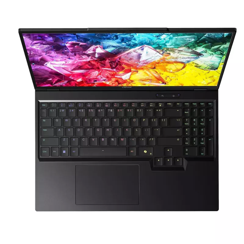Nešiojamas kompiuteris Captiva 98080 – AMD Ryzen 9 9955HX, 16 inch WQXGA (2560x1600), 64 GB DDR5, 4 TB SSD, NVIDIA GeForce RTX 5080, Windows 11 Home, juodas