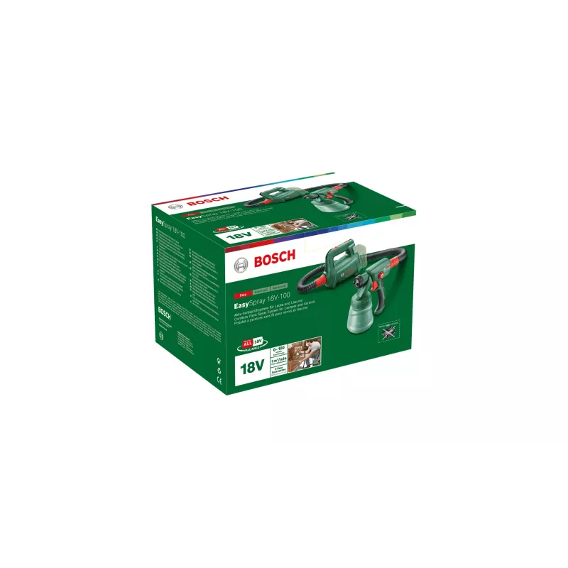 Bosch EasySpray 18V-100 0,8 L belaidis dažų purkštuvas