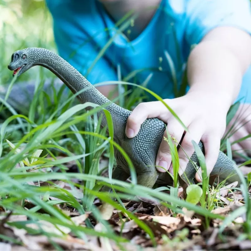 schleich Dinozaurai Brachiozauras, 4 m., Dinozaurų amžius, Užkariaujant Žemę, Dinozaurai ir ugnikalnis, Pirmieji milžinai, Įvairiaspalvis, Plastikas