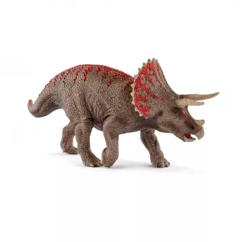 Schleich Dinozaurai Triceratops, 4 m., Užkariaujant Žemę, Dinozaurai ir ugnikalnis, Įvairiaspalvis, Plastikas, 1 vnt.