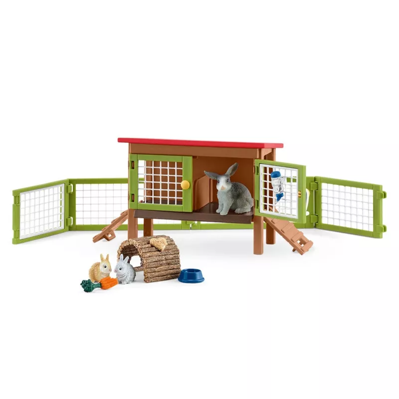 Triušio namelis schleich FARM WORLD, ūkio gyvūnai, 3+ metai, įvairiaspalvis, plastikas