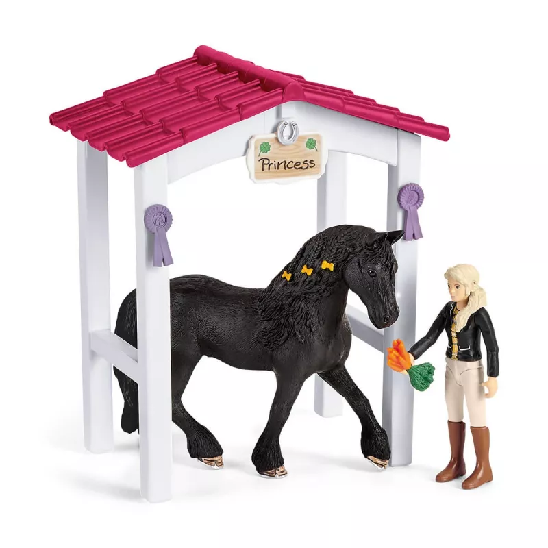 schleich HORSE CLUB Arklio gardas su Tori & Princess, žirgynas, arkliai, 5 m., įvairiaspalvis, plastikas