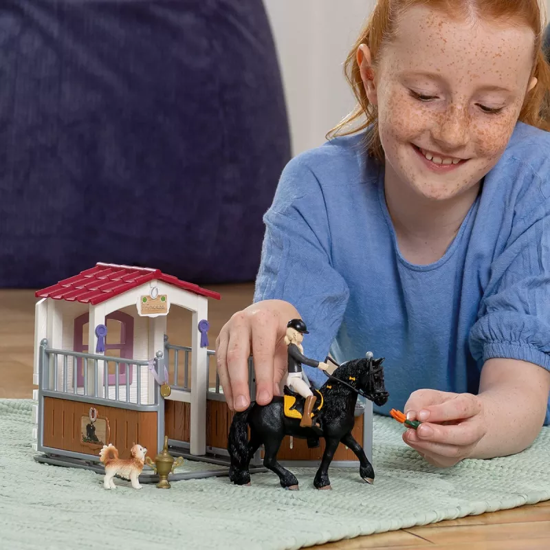 schleich HORSE CLUB Arklio gardas su Tori & Princess, žirgynas, arkliai, 5 m., įvairiaspalvis, plastikas