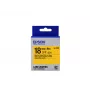 Epson kasetė etiketėms Pastel LK-5YBP juoda/geltona 18mm (9m)