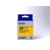 Epson LK-6YBP pastelinė etikečių kasetė juoda/geltona 24mm (9m)
