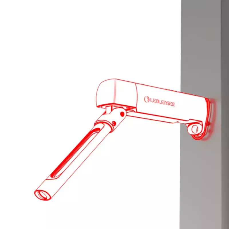 Kišeninis darbinis žibintas Ledlenser 502736 12 W LED Juodas