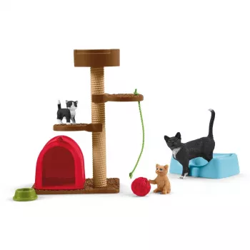 Žaidimų rinkinys Schleich FARM WORLD Žaidimų laikas mieloms katėms