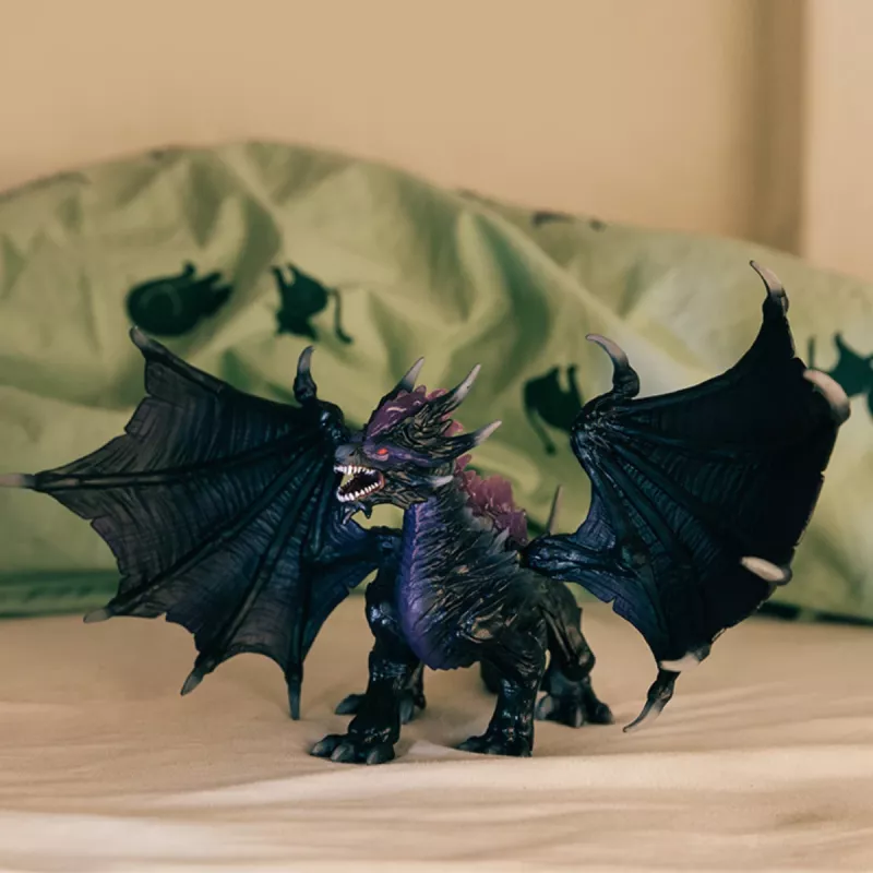 Žaislinė figūrėlė Schleich ELDRADOR CREATURES Šešėlinis drakonas juodai violetinis 70152