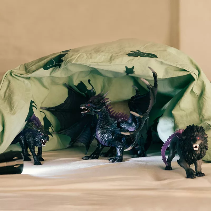 Žaislinė figūrėlė Schleich ELDRADOR CREATURES Šešėlinis drakonas juodai violetinis 70152