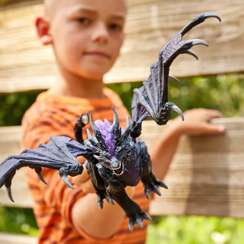 Žaislinė figūrėlė Schleich ELDRADOR CREATURES Šešėlinis drakonas juodai violetinis 70152
