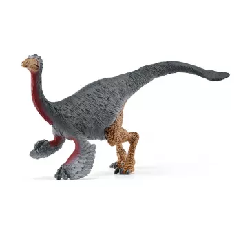schleich Dinozaurai Gallimimus, 4 m., Užkariaujant Žemę, Dinozaurai ir ugnikalnis, Ruda, Pilka, Raudona