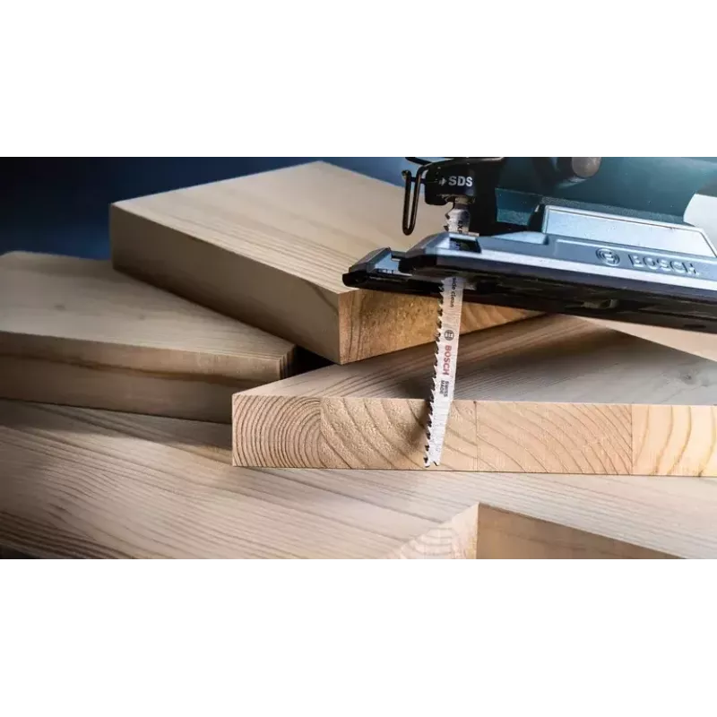 Bosch EXPERT 'WOOD 2-SIDE CLEAN' T 308 B dėlionės geležtė, didelio anglingumo plienas (HCS), 25 vnt.