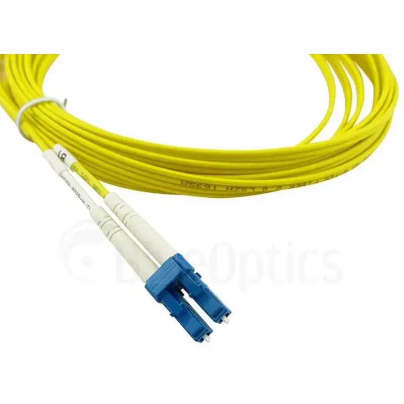 InfiniBand / šviesolaidinis kabelis BlueOptics LRCABLE50M-BO 50 m LC Geltonas