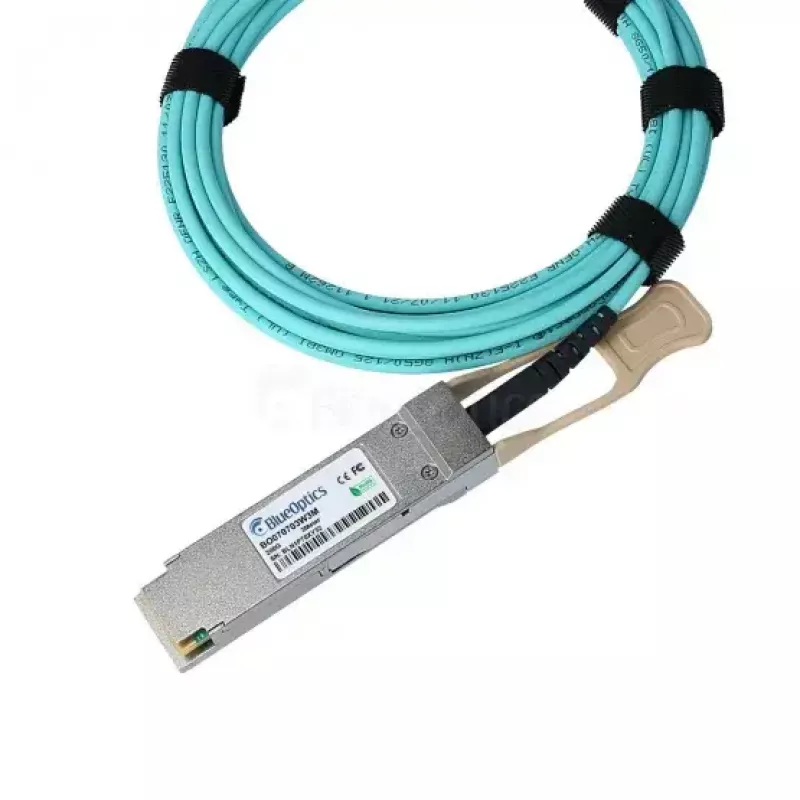 Laidus optinis kabelis BlueOptics BO070703W7M-BO QSFP56 7 m, cianas