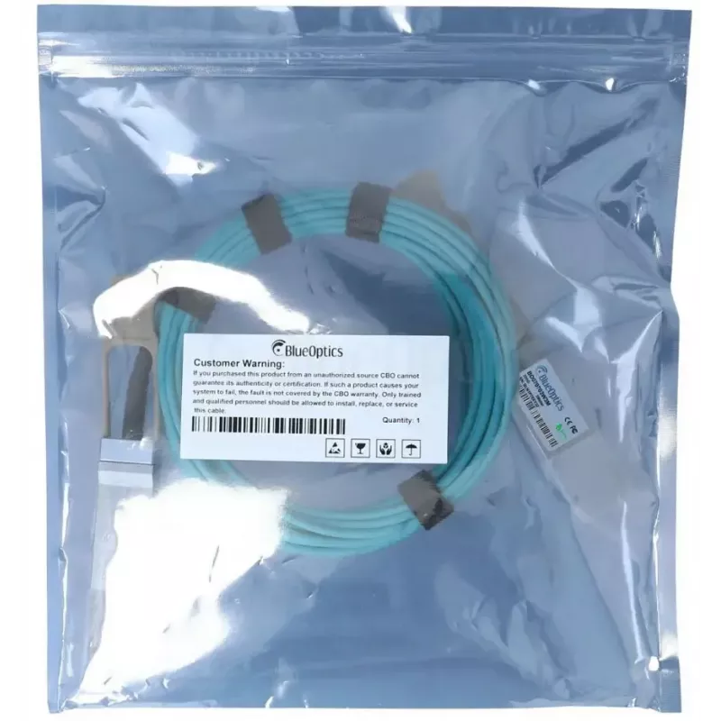 Šviesolaidinis InfiniBand kabelis BlueOptics P06153-B24-BO, QSFP56–QSFP56, 15 m, oranžinis