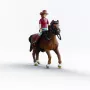 schleich HORSE CLUB Hannah & Cayenne žaislinis arkliukas ir raitelė, 5+ metai, Žirgai, Įvairiaspalvis