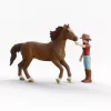 schleich HORSE CLUB Hannah & Cayenne žaislinis arkliukas ir raitelė, 5+ metai, Žirgai, Įvairiaspalvis