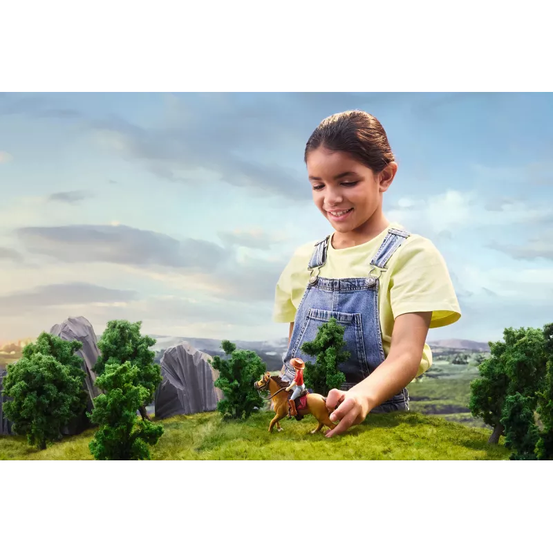 schleich HORSE CLUB Hannah & Cayenne žaislinis arkliukas ir raitelė, 5+ metai, Žirgai, Įvairiaspalvis