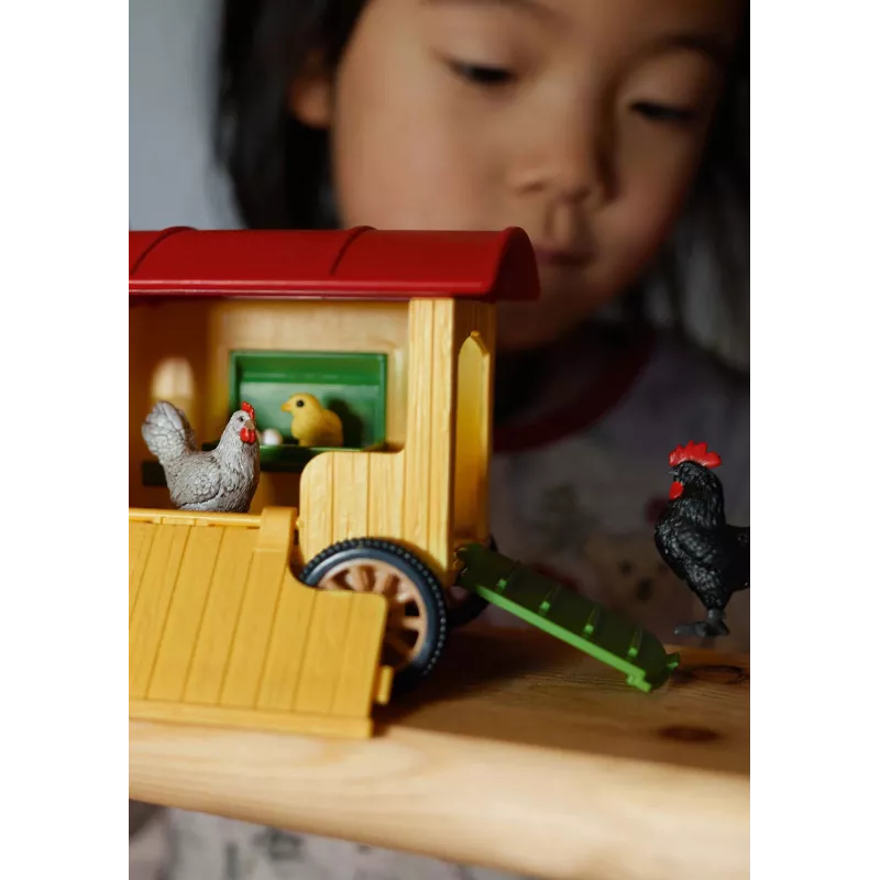 schleich FARM WORLD Mobilus vištidės komplektas