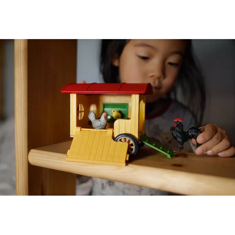 schleich FARM WORLD Mobilus vištidės komplektas