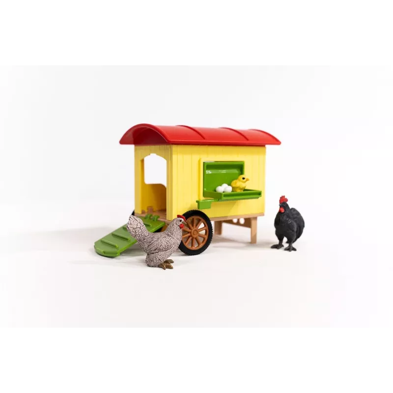 schleich FARM WORLD Mobilus vištidės komplektas