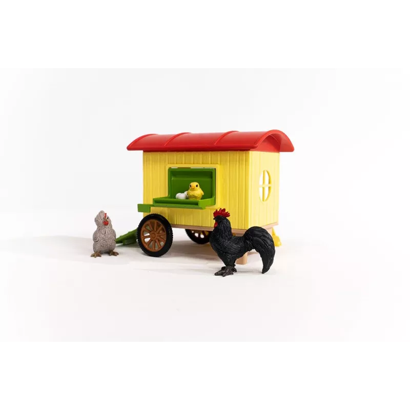 schleich FARM WORLD Mobilus vištidės komplektas