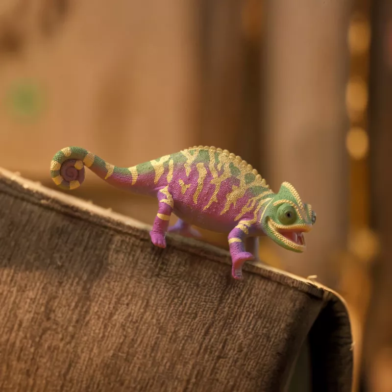 schleich Caspar chameleonas vaivorykštinėmis spalvomis