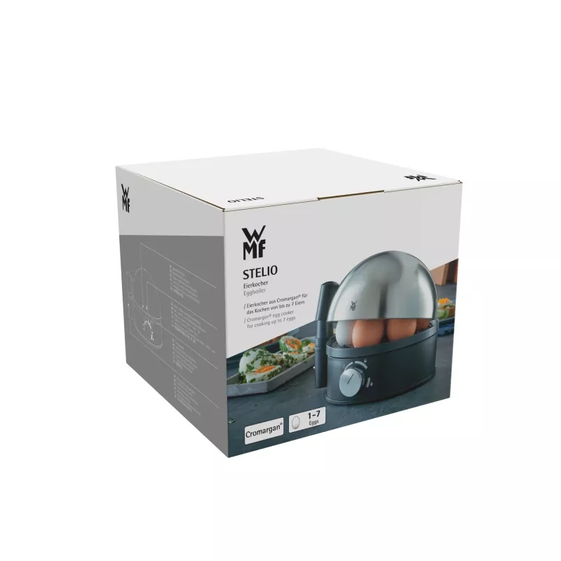 Virtuvinis prietaisas kiaušiniams virti WMF Stelio 0415070011, 7 kiaušinių, 380 W, juoda/chromas