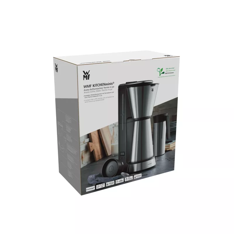 WMF KITCHENminis 0412260011 Pusiau automatinis lašinamas kavos virimo aparatas 0,625 L