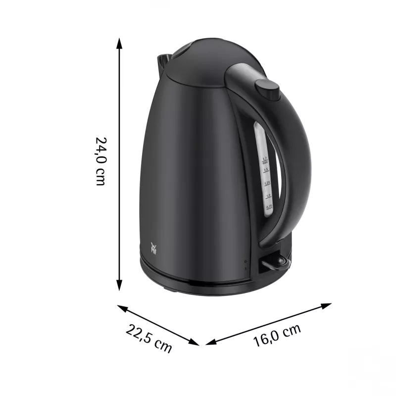 WMF Stelio 0413020072 elektrinis virdulys 1,7 L 2400 W Juodas