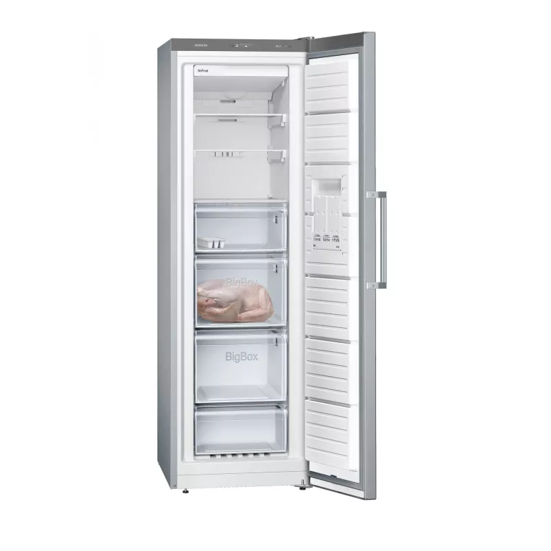 Siemens iQ300 GS36NVIEP šaldiklis stovimas 242 L nerūdijantis plienas