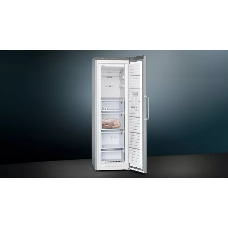 Siemens iQ300 GS36NVIEP šaldiklis stovimas 242 L nerūdijantis plienas