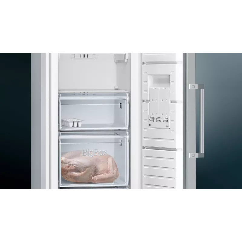 Siemens iQ300 GS36NVIEP šaldiklis stovimas 242 L nerūdijantis plienas