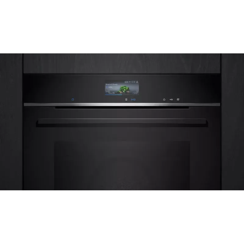 Siemens HR776G1B1 orkaitė 71 L 3600 W Juoda, Nerūdijantis plienas