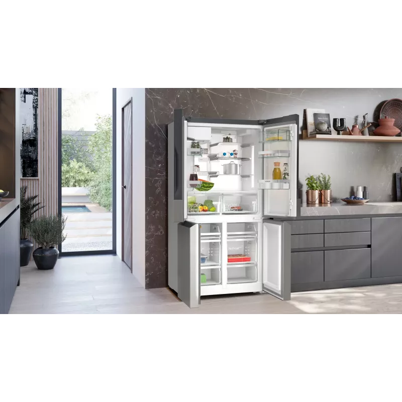 Siemens KF96DPPEA šaldytuvas šaldiklis French door laisvai pastatomas 574 L nerūdijantis plienas