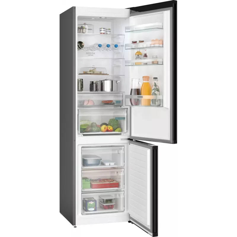 Šaldytuvas-šaldiklis Siemens iQ300 KG39NXXBF, laisvai pastatomas, 363 L, nerūdijantis plienas
