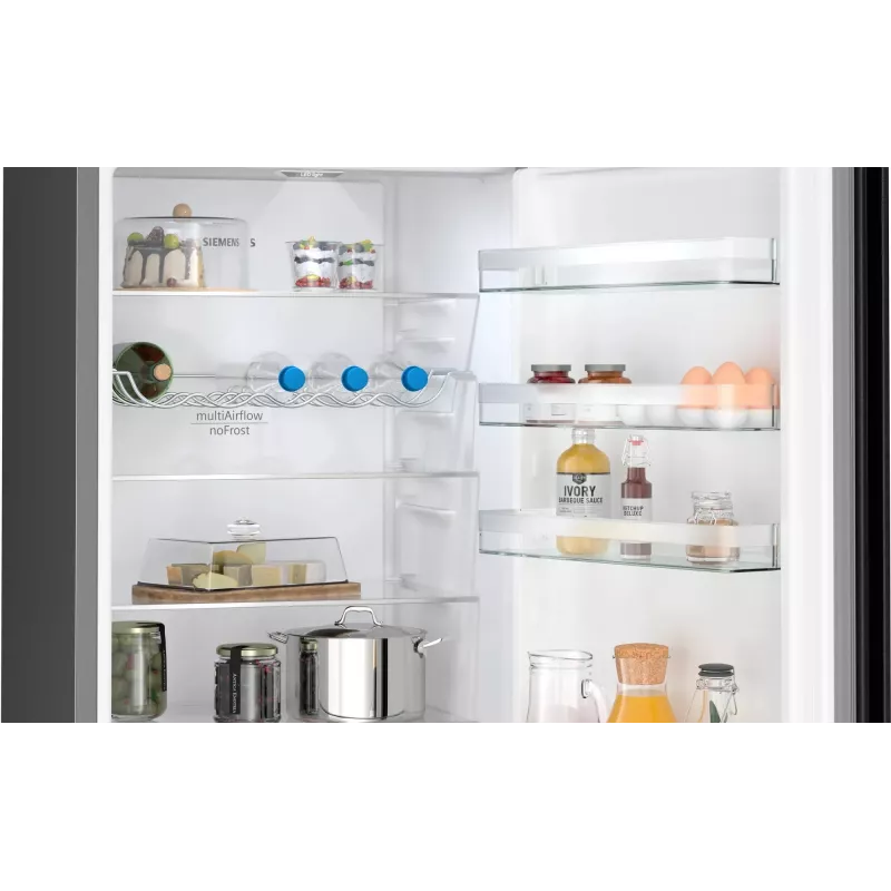 Šaldytuvas-šaldiklis Siemens iQ300 KG39NXXBF, laisvai pastatomas, 363 L, nerūdijantis plienas