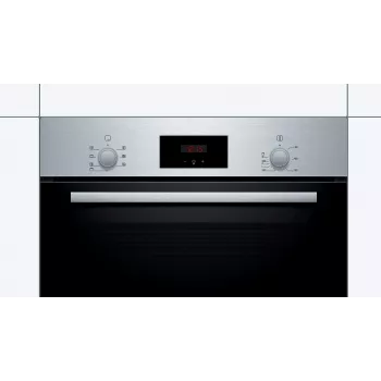 Bosch Serie 2 HBF133BR0 orkaitė 66 L Juoda, Nerūdijantis plienas