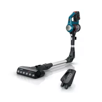 Bosch BSS71125AH belaidis 2-in-1 šluotinis dulkių siurblys, sausas valymas, be maišelio, juoda/mėlyna