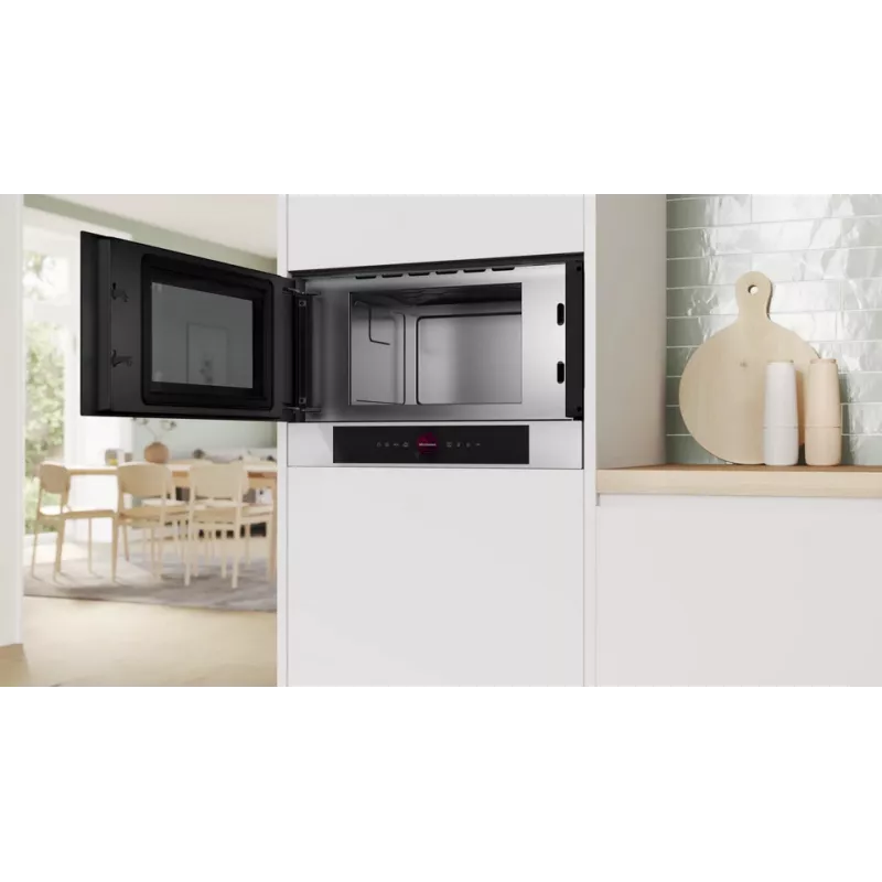 Bosch Serie 8 BFL7221W1 įmontuojama mikrobangų krosnelė Solo 21 L 900 W balta