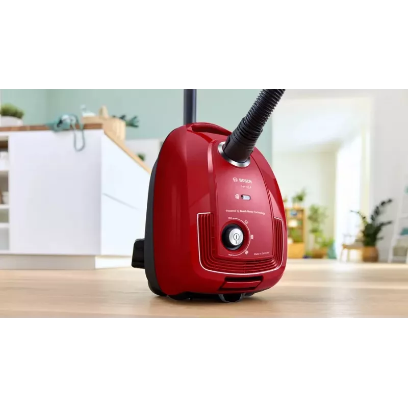 Bosch Serie 4 BGB38RD2 dulkių siurblys 4 L, 600 W, su dulkių maišeliu