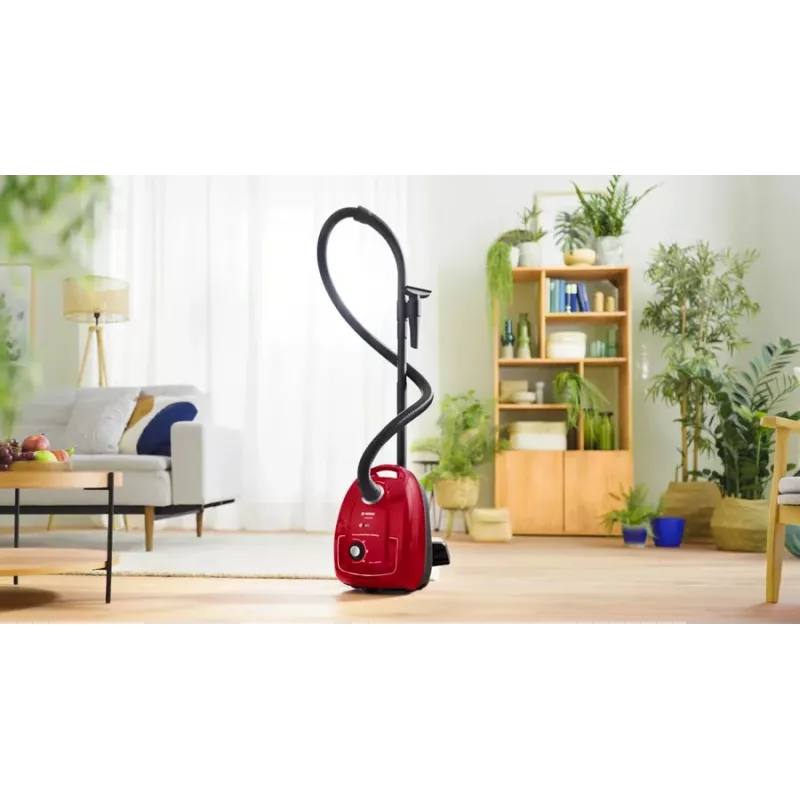 Bosch Serie 4 BGB38RD2 dulkių siurblys 4 L, 600 W, su dulkių maišeliu