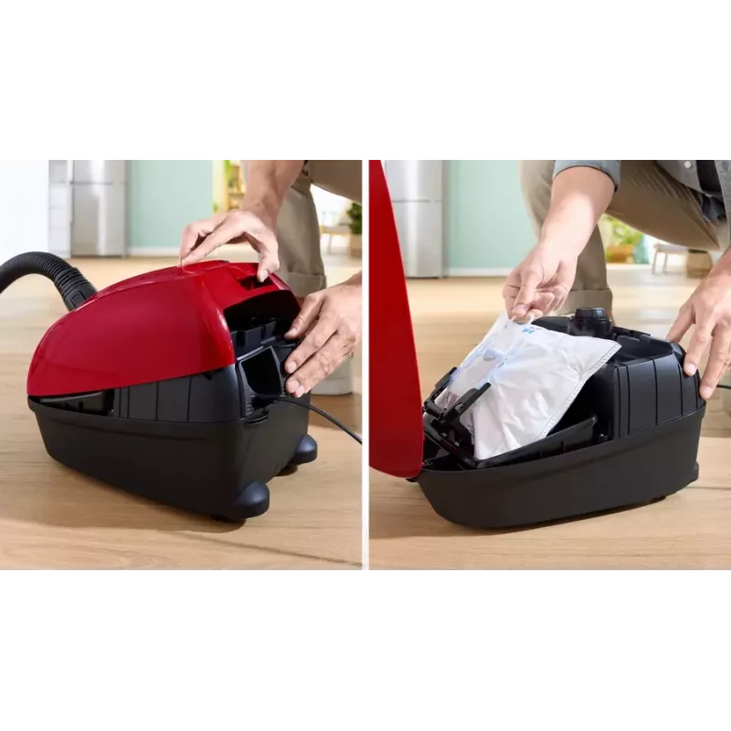 Bosch Serie 4 BGB38RD2 dulkių siurblys 4 L, 600 W, su dulkių maišeliu