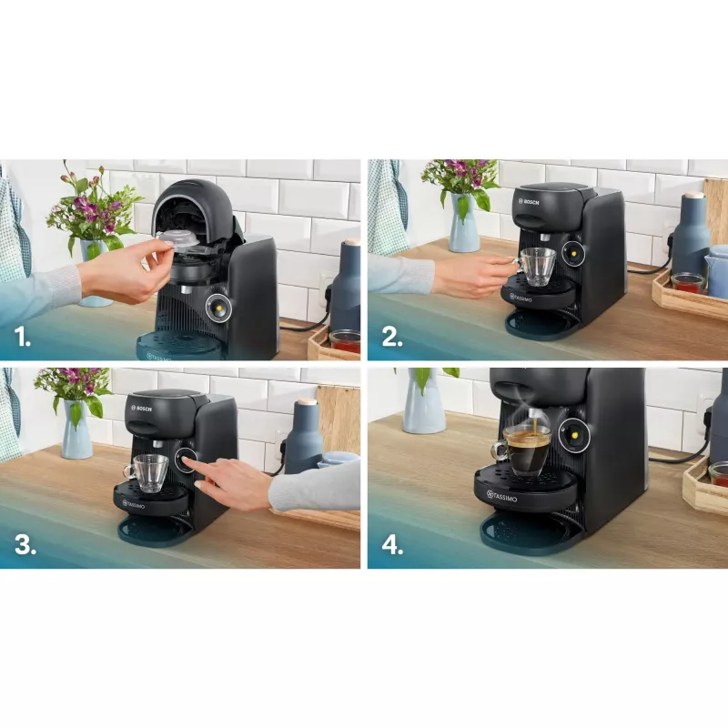 Bosch TAS162E kavos aparatas kapsulinis, pilnai automatinis, 0,7 L