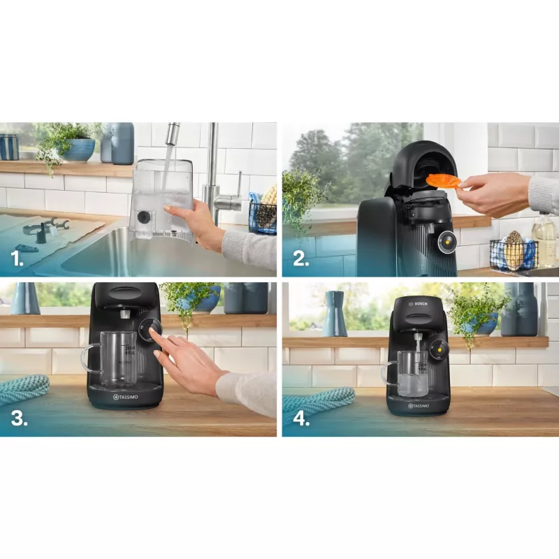Bosch TAS162E kavos aparatas kapsulinis, pilnai automatinis, 0,7 L