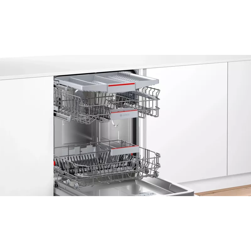 Indaplovė Bosch Serie 4 SMV4EVX08E, visiškai įmontuojama, 14 komplektų