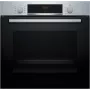 Bosch Serie 4 HBA514BS3 orkaitė 71 L 3400 W Juoda, Nerūdijantis plienas