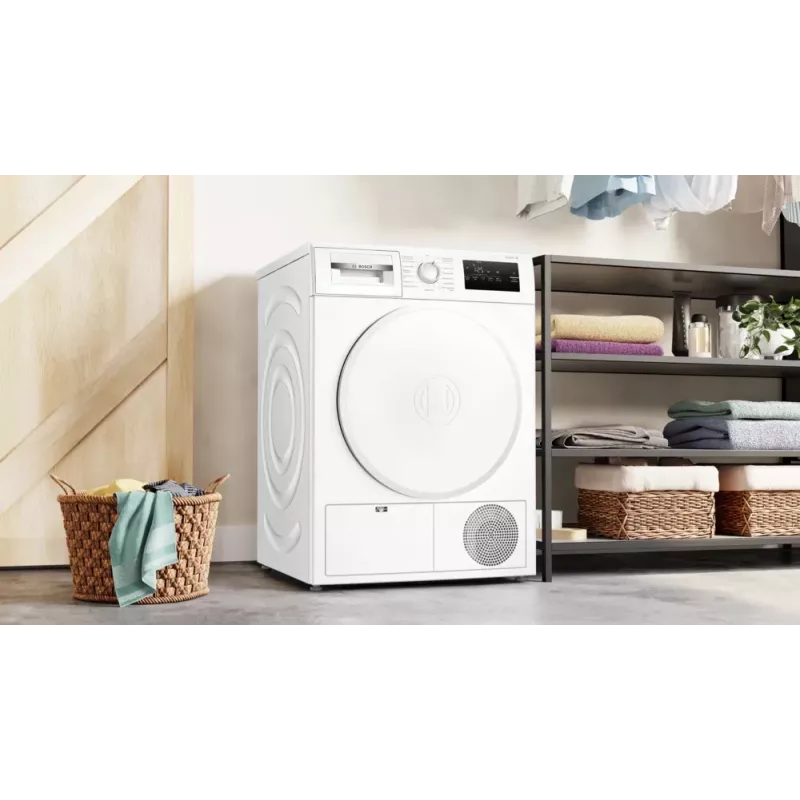 Bosch WTH83004 džiovyklė Laisvai pastatoma Priekinis pakrovimas 8 kg Balta