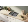 Bosch Serie 6 PCP6A5I90 dujinė kaitlentė Nerūdijantis plienas Įmontuojama 60 cm 4 zonos
